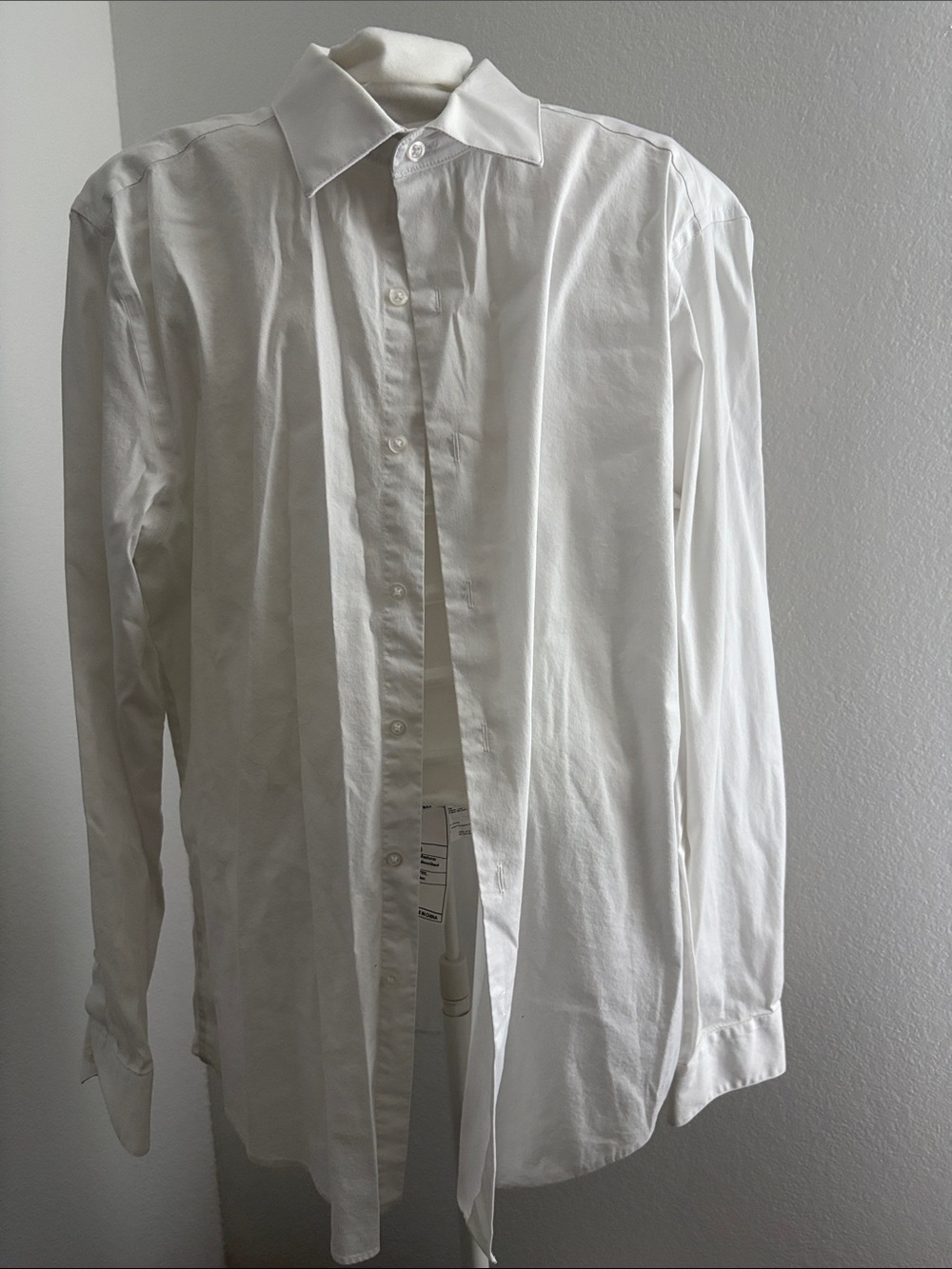 Alfani White Men's Long-Sleeve Dress Shirt